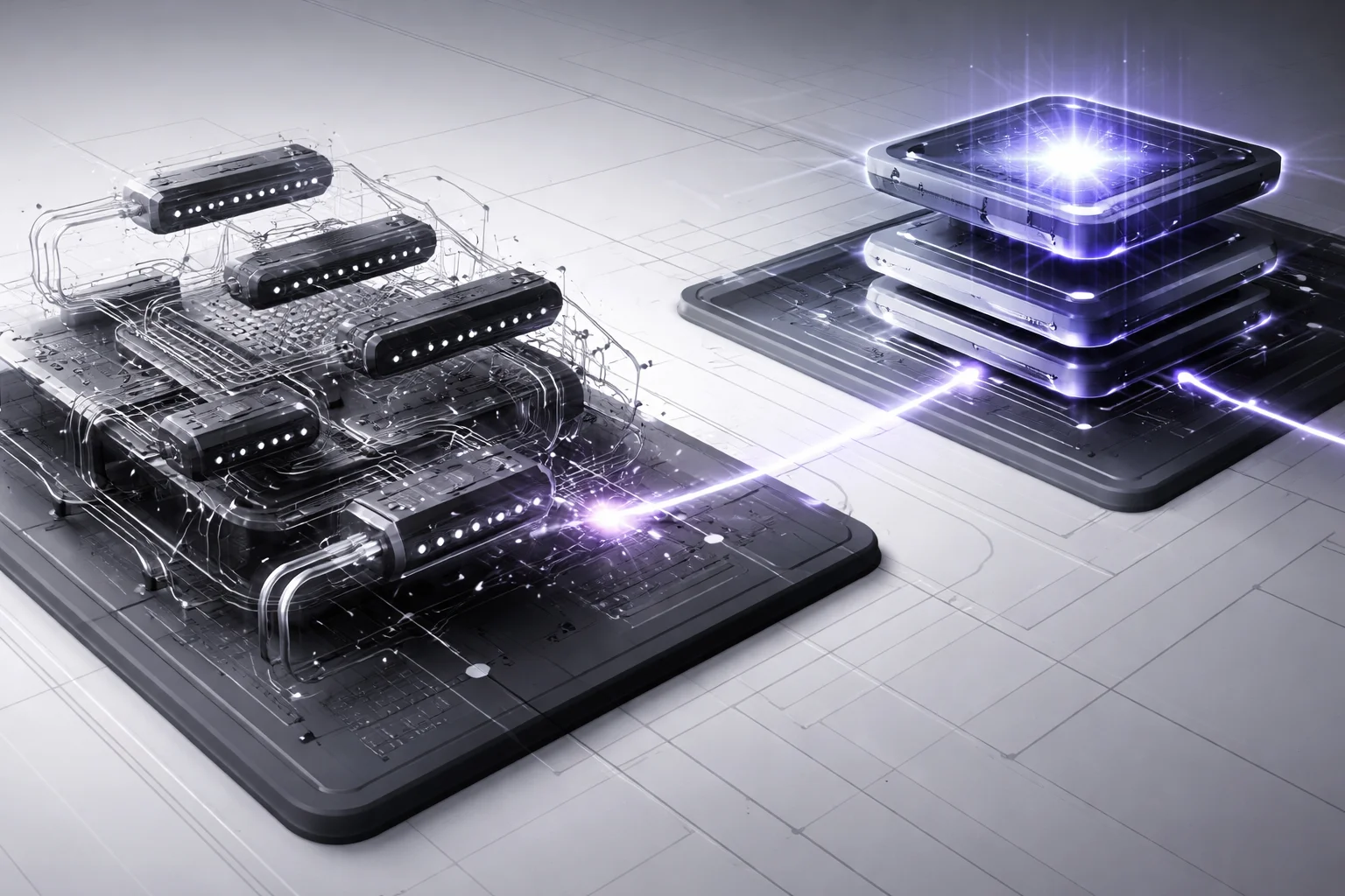 Traditional text analytics pipeline versus foundation model architecture