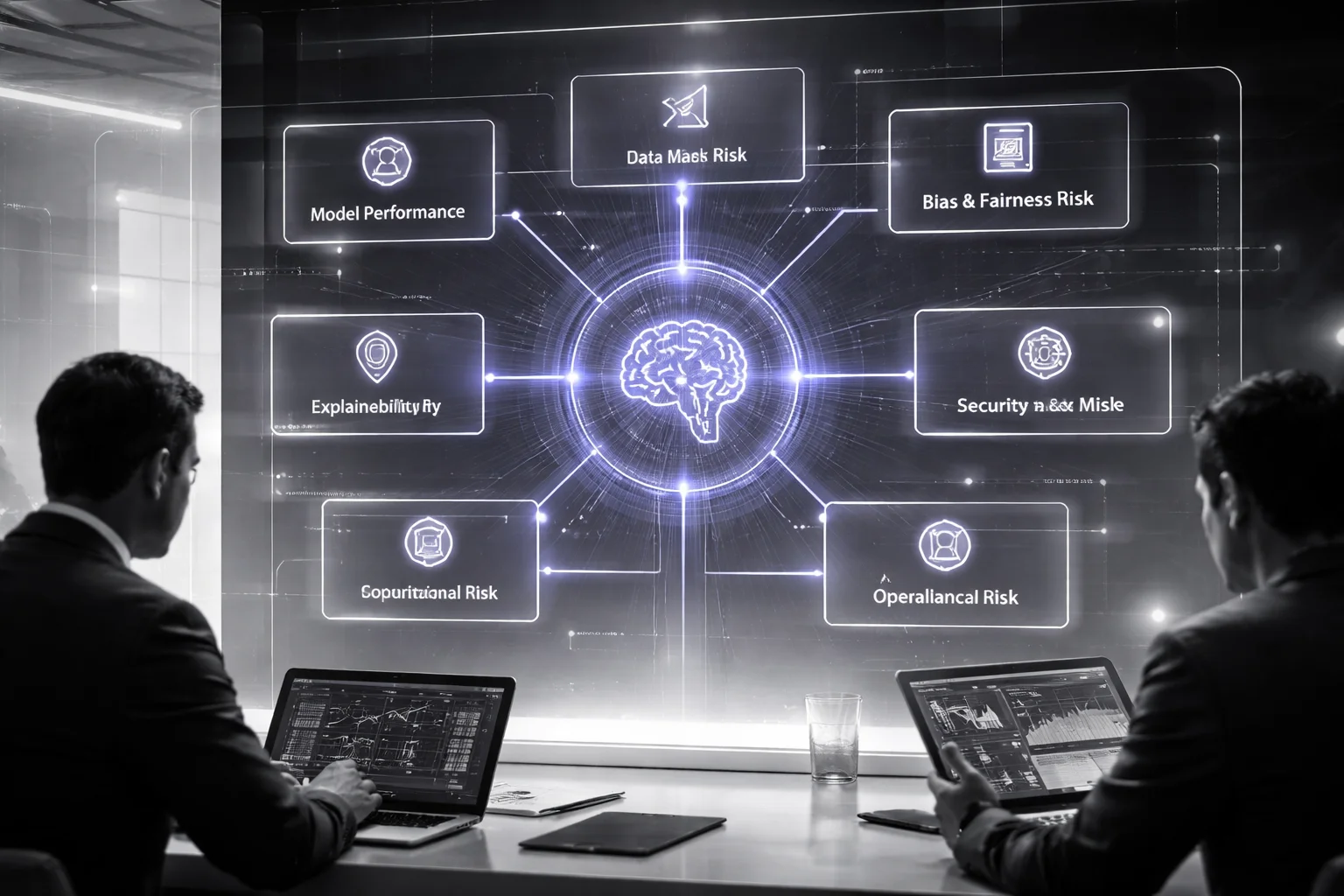 AI risk taxonomy matrix with key AI-specific risk categories