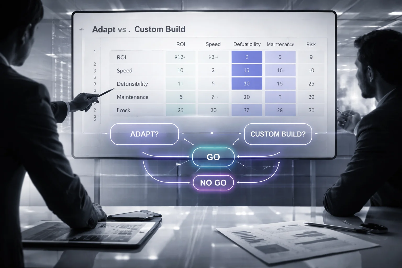 Decision scorecard for approving custom deep learning projects