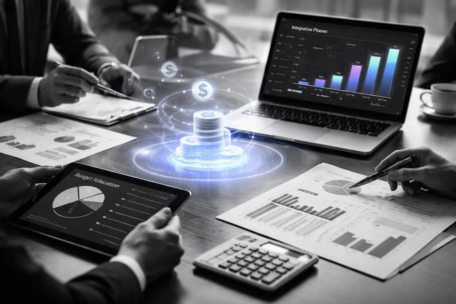AI process agent implementation budget breakdown by integration depth