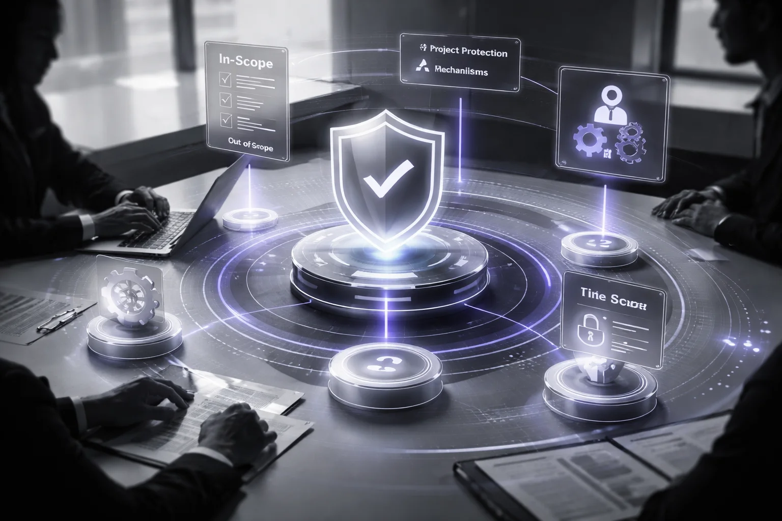 POC scope protection workflow with approval gates