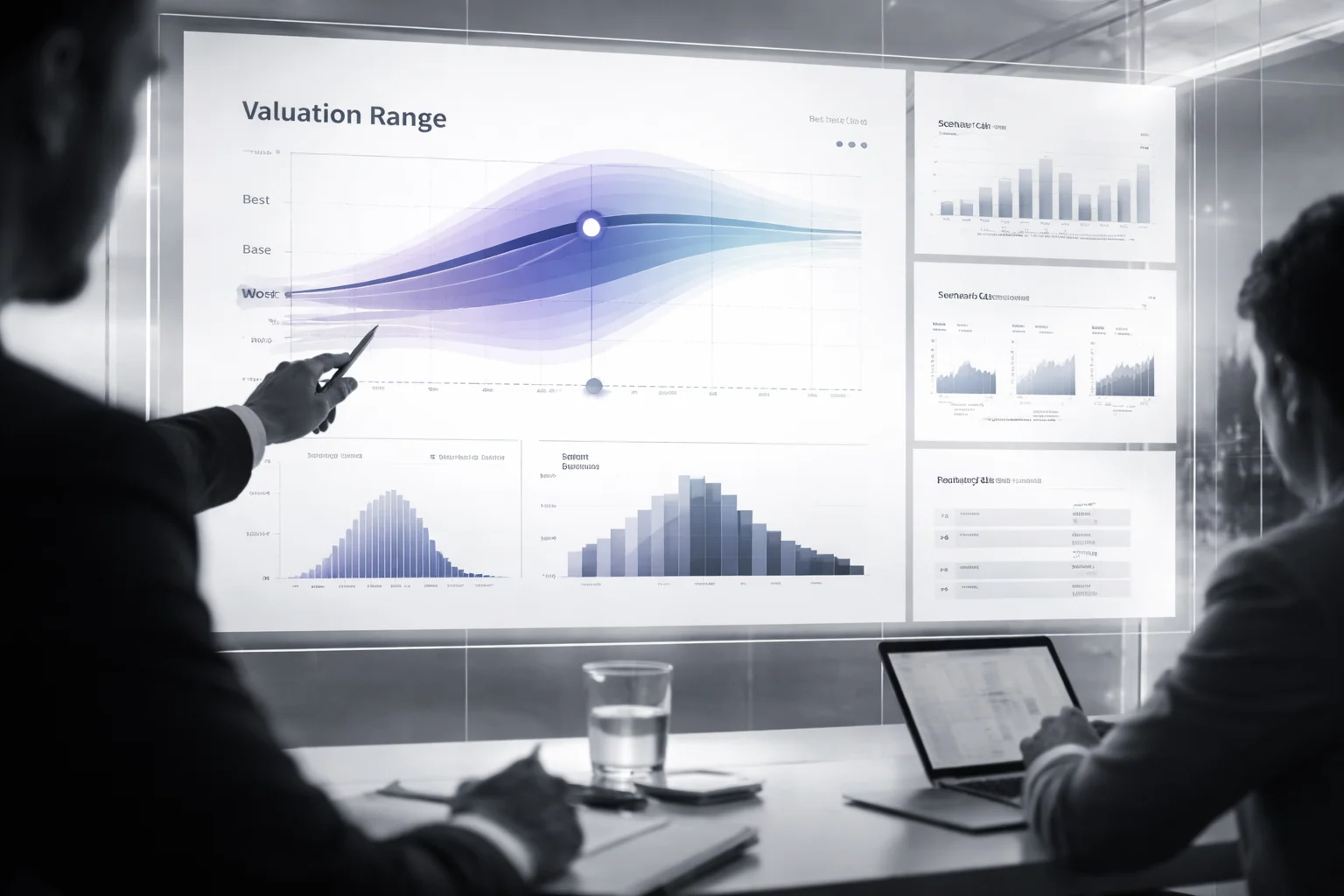 Stakeholder-friendly property valuation range report
