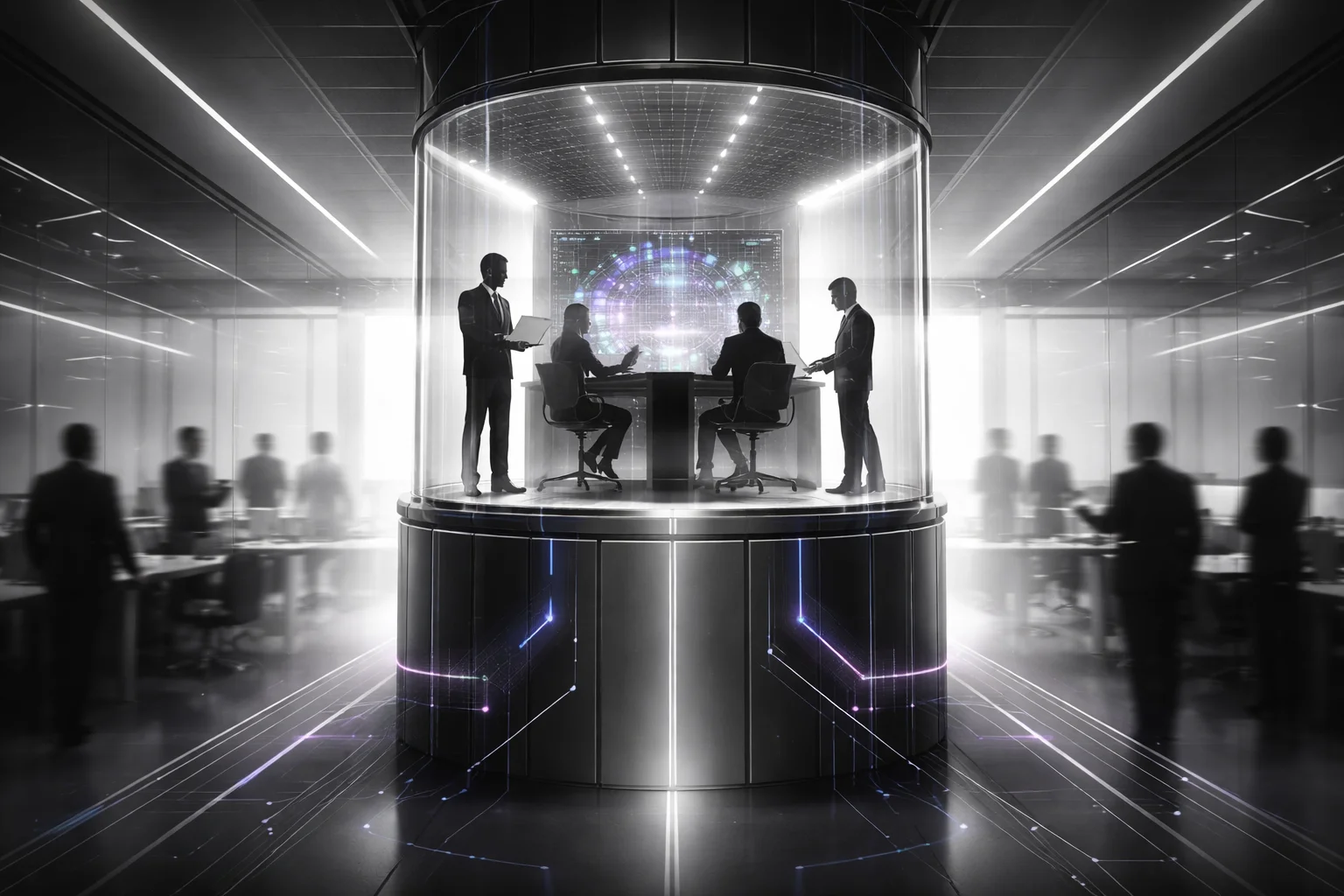 Ivory tower AI team versus embedded AI team model