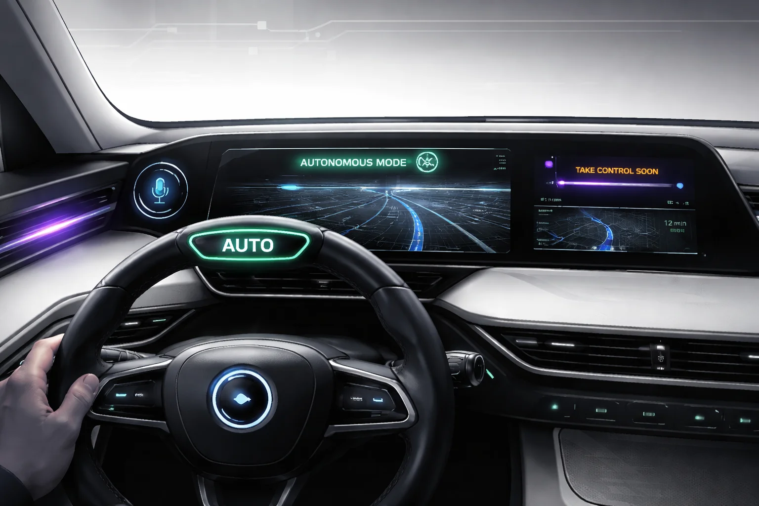 Vehicle automation state communication interface with persistent indicators
