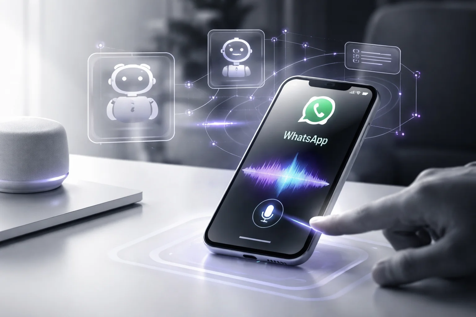 What is a WhatsApp AI voice bot?