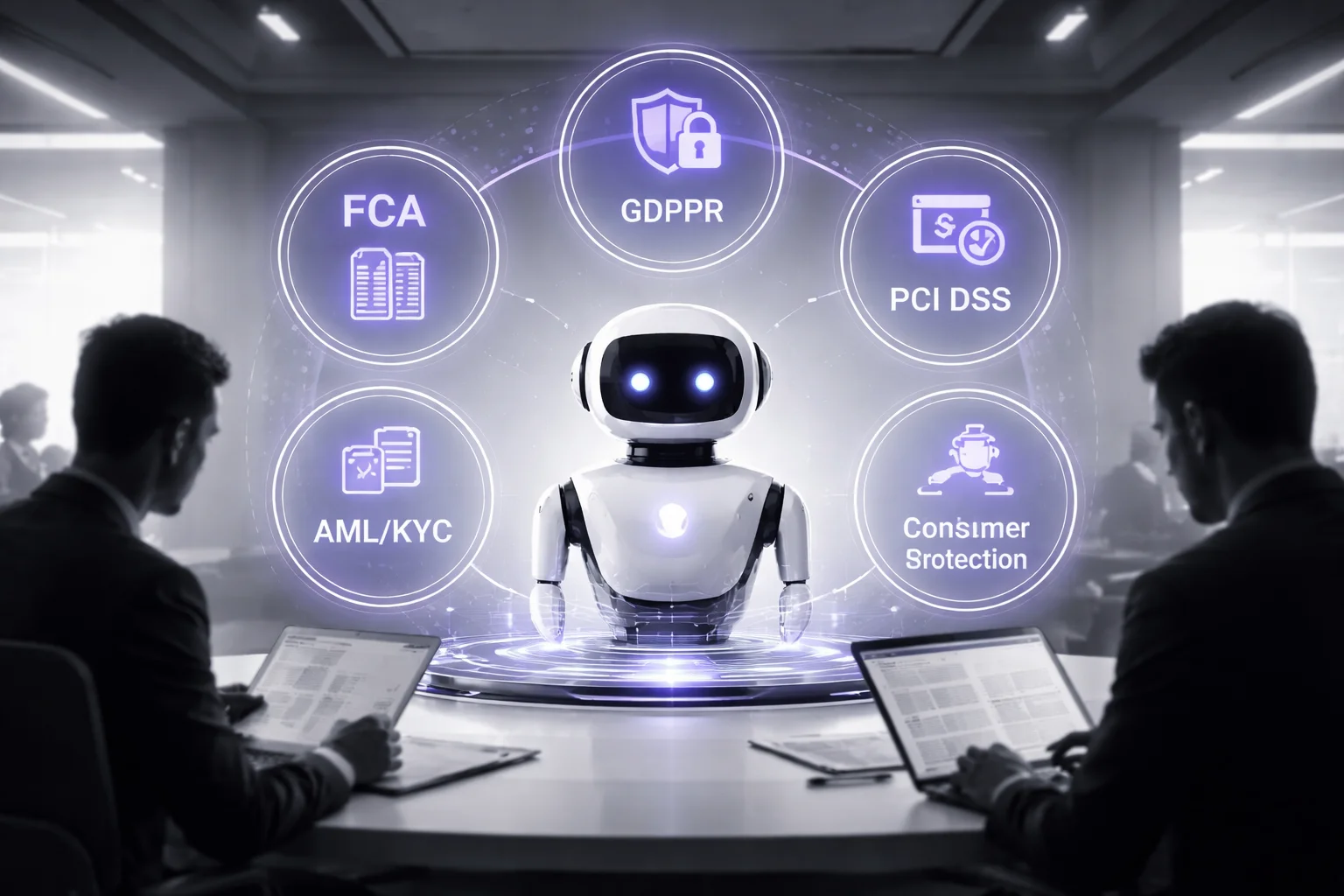 Non-compliant banking chatbot risk illustration