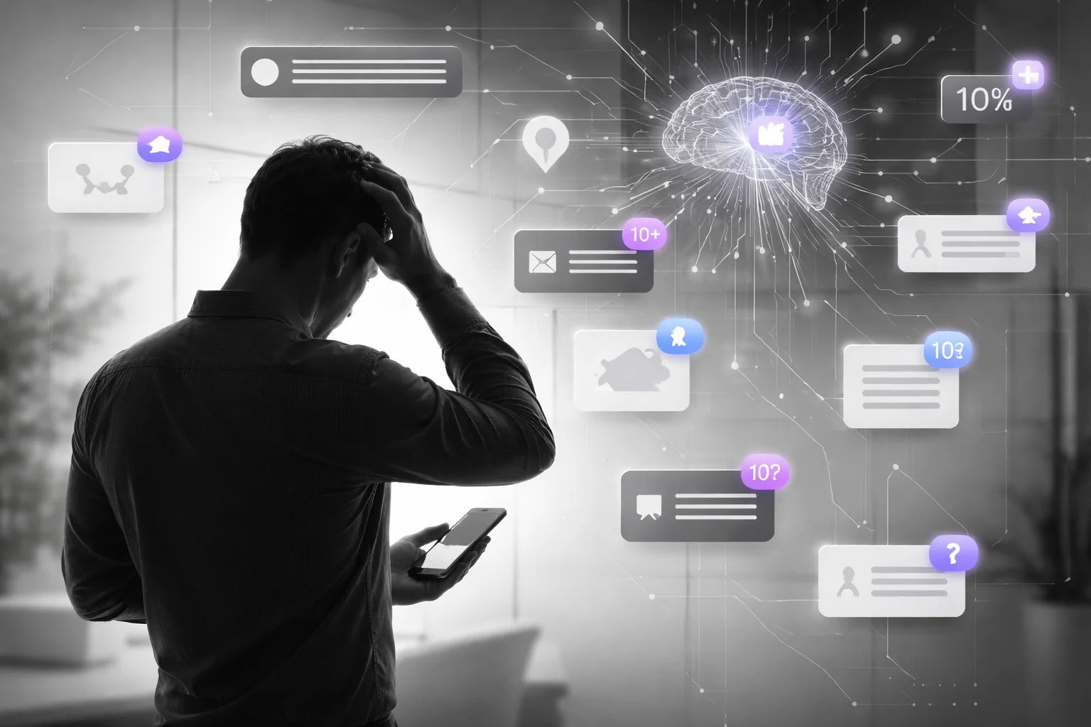 Example of AI customer engagement becoming annoying through over-messaging