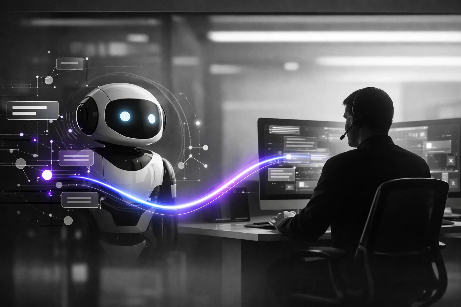 Chatbot with Live Agent Handoff: Context First