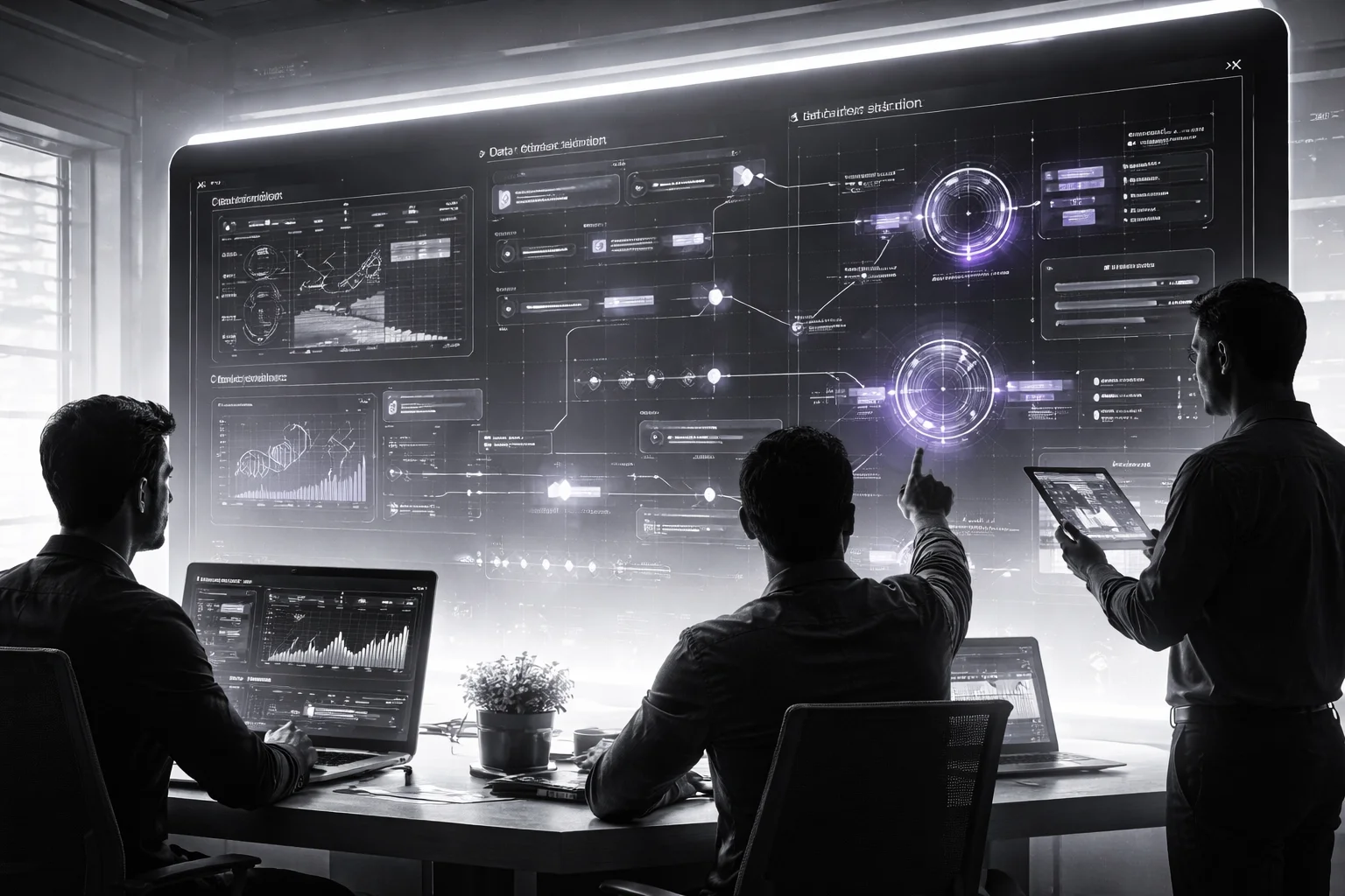 Meaning-producing AI data analytics workflow