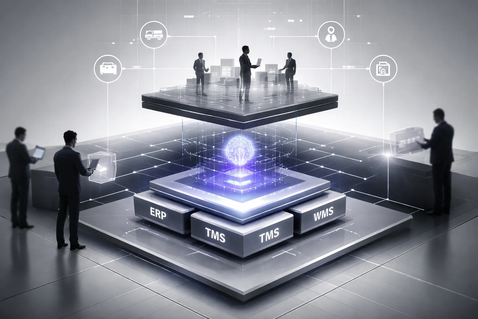 Event-driven architecture for logistics AI across boundaries