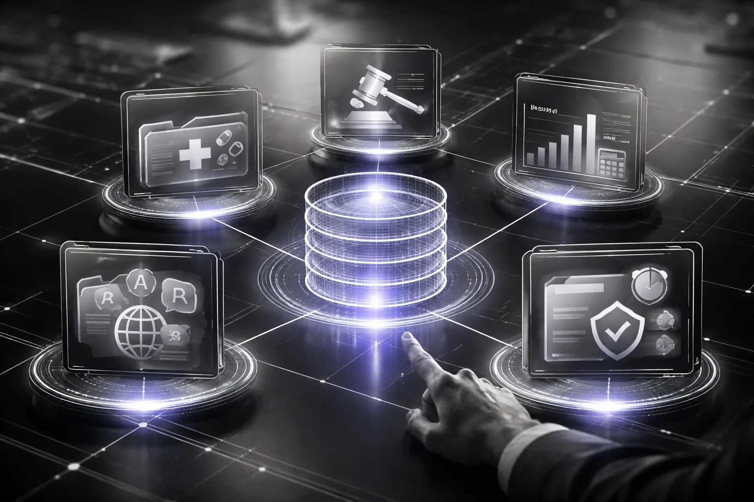 Domain-specific named entity recognition in healthcare legal and financial documents