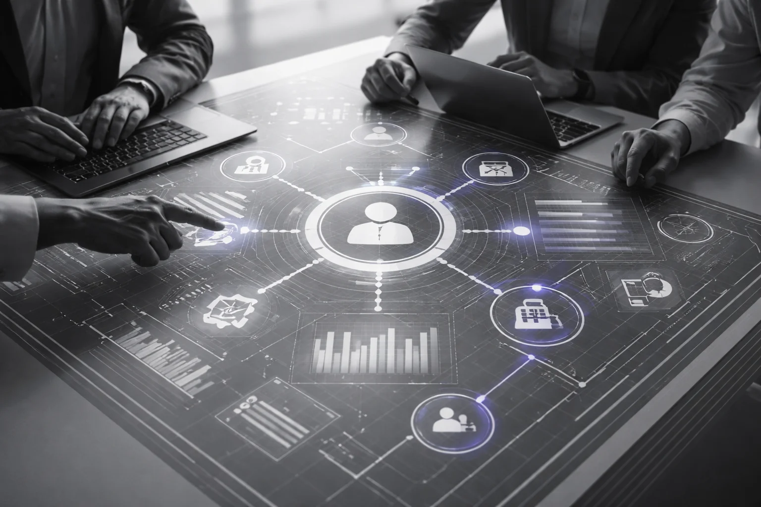 Fair HR automation pipeline with human oversight